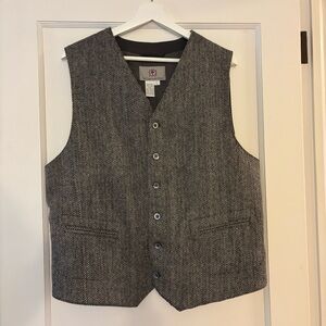 The Territory Ahead Charcoal Wool Vest